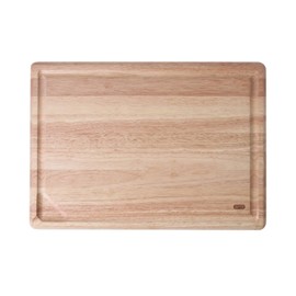 Dexas Rubberwood Pour Spout Cutting Board – 21" x 15" x 1" | Juice Groove, Easy-Pour Corner, Heavy-Duty Wood Board for Carving & Chopping