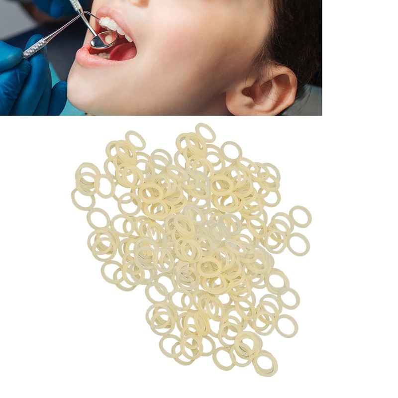 5000 Pcs 1/4 Inch Orthodontic Elastic Rubber Bands 3.5Oz Small