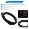 X AUTOHAUX 2 Set Speaker Spacer Ring Tweeter Speaker Spacer