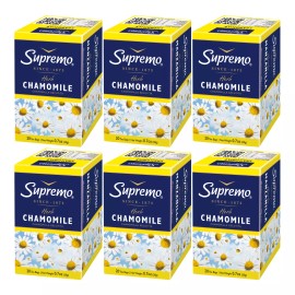 Supremo Chamomile Herbal Infusion - 20 Tea Bags [Multipack available] - 6