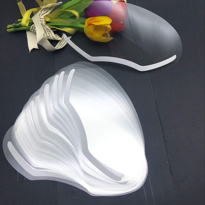 LWBTOSEE Disposable Plastic Eye Shield,For Shower,Microblading, Eyelash Extensions, Face Shields
