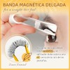 Pestañas Magnéticas QUEWEL, Pestañas Postizas Magneticas 1 par, con aplicador,