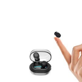 Mini unsichtbare Kopfhörer kabellos Bluetooth in Ear kleinste drahtlose schnurlose Ohrhörer Wireless Tiny Earbuds Ohrstöpsel für kleine Ohren Gehörgänge im Ohr versteckt Kopfhörer Headsets für Arbeit