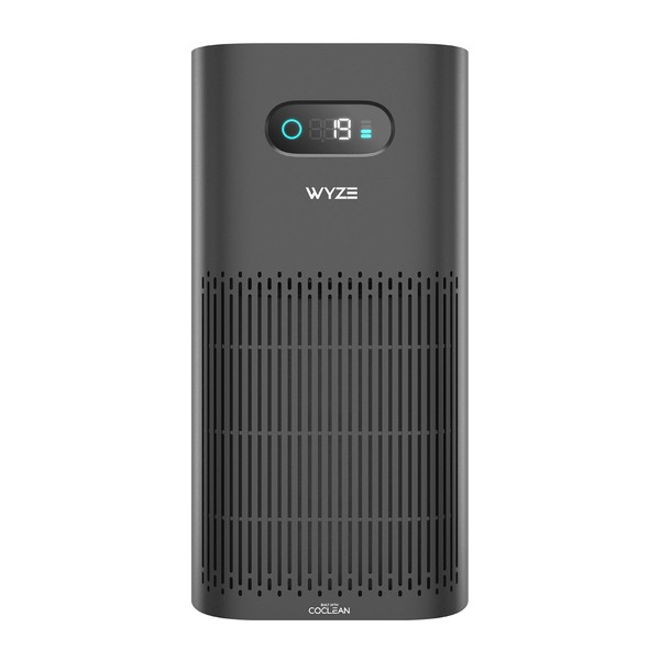 Wyze Air Purifier with Wildfire Filter (Special), for Living Room, Kitchen, HEPA 13, 21db Quiet, with Sleep Mode, Air Cleaner for Smoke, Pollen, Dander, Hair, 550 sq ft, Smart WiFi Alexa Google, Black
