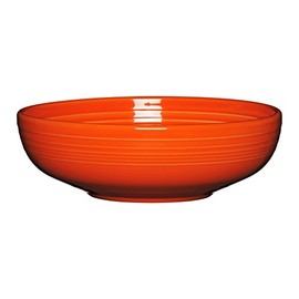 Fiesta® Bistro Coupe Bowl, Large (68oz) – Durable Ceramic, Lead-Free, Dishwasher/Microwave/Oven Safe – Made in USA Dinnerware - Poppy