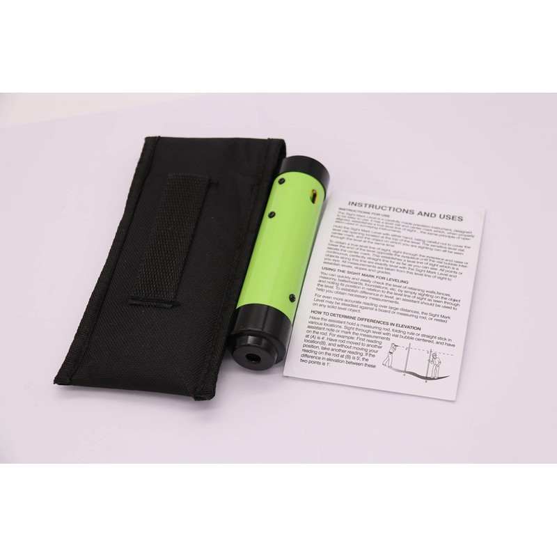 MOETER Hand Level 2.5X Pocket Sight, Eye Level with Bubble