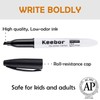 Keebor Basic Chisel Tip Dry Erase Markers Black, Bulk of