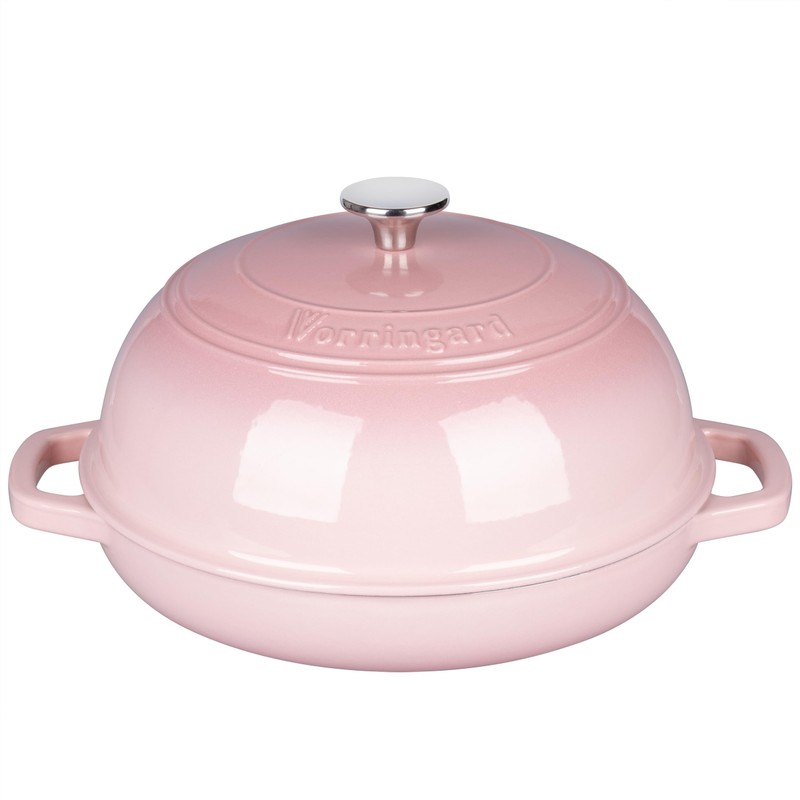 VORRINGARD Enameled Cast Iron Dutch Oven Pot with Lid, Bread