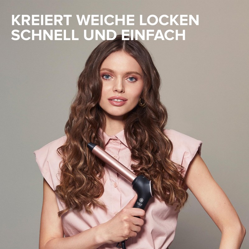Bellissima Sublime Curls, Lockenstab, 25 mm Durchmesser, Display, 3 Temperaturen,