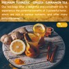 TOG999, 60 Bags Premium Turmeric Ginger Cinnamon Tea. Upgraded Version.