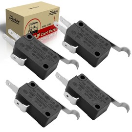 Roykaw Golf Cart 36V/48V Micro Switch 2 & 3 Prong for Club Car DS/Precedent/Tempo G&E Golf Cart, 4 PCS Micro Switches, OEM# 1014808, 1014807