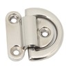 Stainless Steel Marine Folding Pad Eye Cleat Heavy Duty D