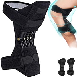 Rodilleras Deportivas,Rodillera con Resorte,para Depor Elevadores De Rodilla Transpirable con Resorte para Cualquier Deporte De ProteccióN O...       