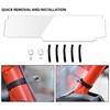 SAUTVS Rear Windshield Kit for Maverick X3, Heavy Duty Back