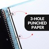 SUNEE 5 Subject Graph Paper Notebook - 400 Pages, 9"x11",