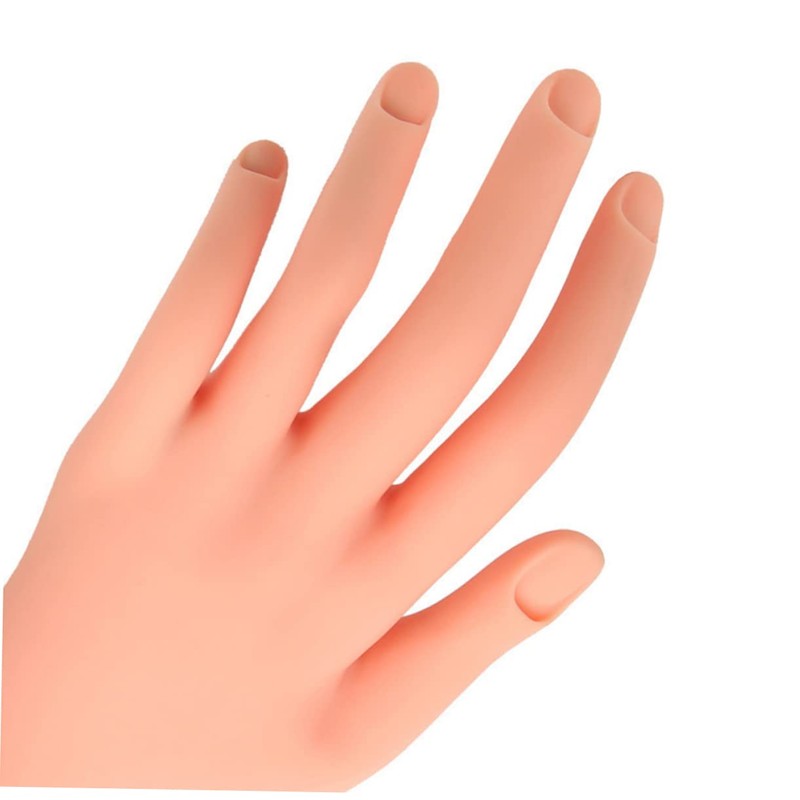 Beavorty Manicure Training Hand Nail Art Practice Lightweight Reusable Nail