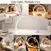 welltell Half Moon Nail Light, 180° No Shadow LED Nail