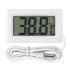 AITRIP 5 Pcs Digital LCD Thermometer Temperature Monitor with External