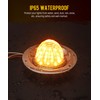 Partsam 2Pcs Watermelon Lights with Chrome Plastic Bunk Adapter, Clear