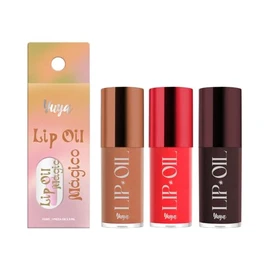 Republic Cosmetics - Set Lip Oil Mágico + Lip oil arena, flama y Ceniza