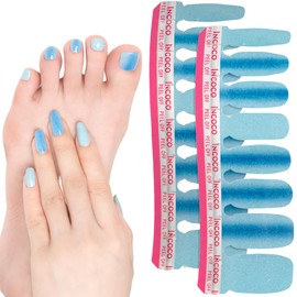 INCOCO Open Sea Inco Nail Seal, Self Nail Stick, Blue, Glitter, Nail Sticker, Foot Nail, Pedicure, Quick Dry Nail