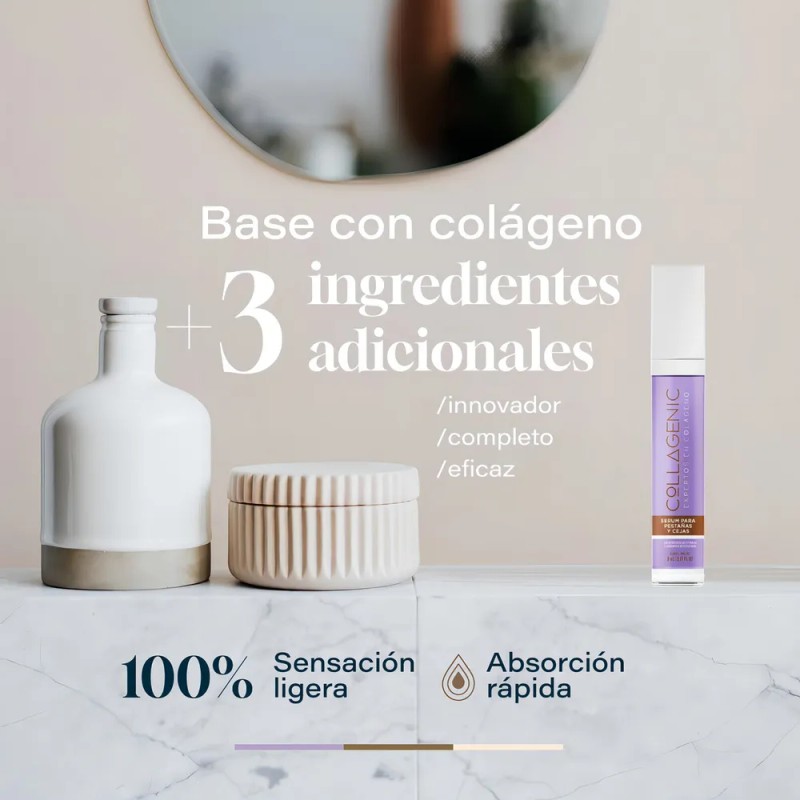Serum Pestañas Ceja Collagenic Colágeno Biotina Keratina 8ml