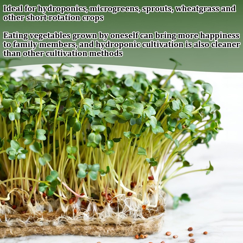 luperasol 1 Roll 10" X 236"Microgreen Grow Mat, Hydroponic Grow