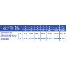 SCUDOTEX Ortho Cotton Elastic Corset Lombo Holy 35cm Natural Size 2