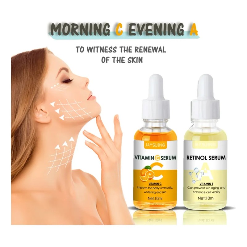 Serum Facial Jaysuing Vitamina C Y Retinol 10ml + 10ml