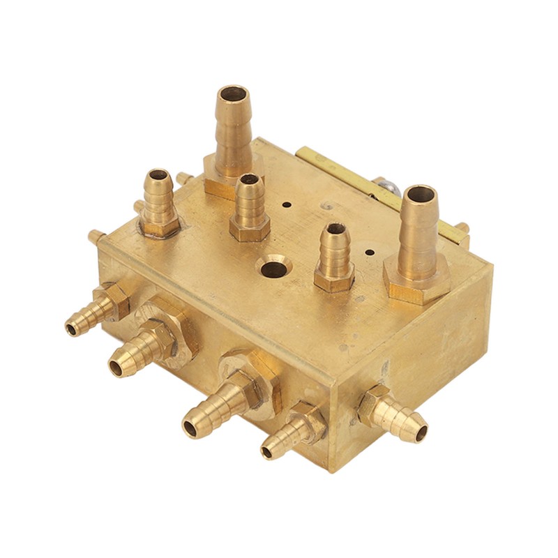 15 Holes Dental Cabinet Integrated Air Water Chassis Valve Copper