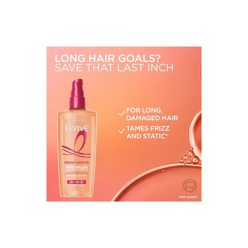 LOreal Paris Elvive Dream Lengths Suero sin enjuague para matar