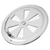 4in Air Ventilator Cover Stainless Steel Round Louvered Lid for