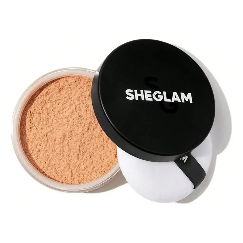 Sheglam Polvo Fijador Baked Glow Acabado Radiante Tono Light Brown
