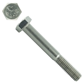 Eisenwaren2000 | M8 x 65 mm hexagon screws with shaft (5 pieces) - DIN 931 - ISO 4014 - machine screws with partial thread - threaded screws - stainless steel A2 V2A - rust-proof