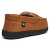 Lucky Brand Boy's Micro Suede Fuzzy Lined Moccasin Slippers for