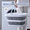 Monozuki Collapsible Plastic Laundry Basket 10.6 gallon(40L) Eco-recycled material- Foldable