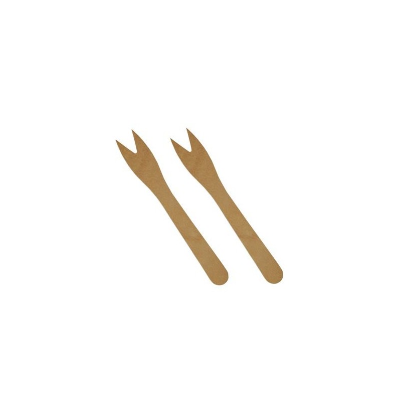 Snack Forks / Picks Made of Wood (12 cm –