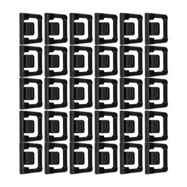 Ausi 30PCS Tent Poles Hooks Sky Hooks Plastic Aperture 4.8mm Slide Width 18mm for Outdoor Camping Awnings Hanging Lights