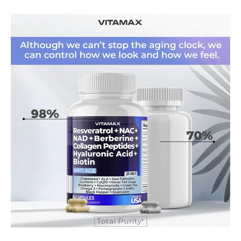 Protección Antioxidante + Juventud 60caps Americano Premium