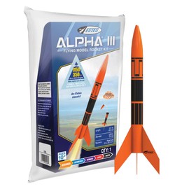 Estes Alpha III,Orange, Black