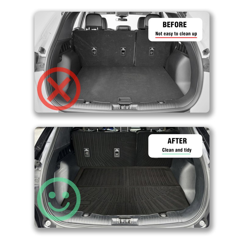 YEBOOCA Cargo Liner Compatible with 2020-2025 Ford Escape Trunk Mat