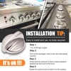 WB03T10284 Oven Knobs Replacements for GE, Stove Knobs for GE