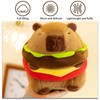 Capybara Plush Toy with Stickers, Soft and Cute Capybara Stuffed
