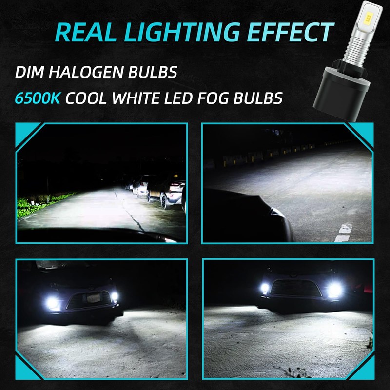 XFLHEHD Trailblazer LED Fog Lights Fits for 2002-2009 Chevy Trailblazer,