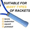 Senston 6 Pack PU Racquet Grips Tennis/Badminton/Squash Anti Slip Super