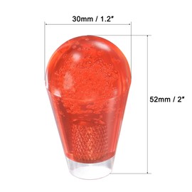 uxcell Ellipse Oval Joystick Head Rocker Ball Top Handle Arcade Game Replacement White Yellow Red Green Blue