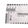 String Action Ruler Stainless Steel Height Gauge Replacement Guitar Repairing