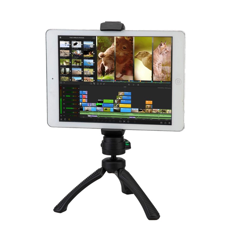 Fotopro Phone and Tablet Holder with Cold Shoe Mount ID-100+