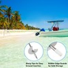 BALAVA 18" Sand Anchor,Shallow Water Sand Anchor with Ground Anchor