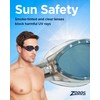 Zoggs Panorama Swim Goggles with Tinted Lenses (Blue/Tint Blue) Anti-Fog,